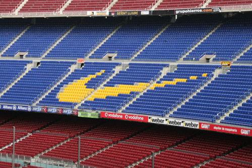 Camp Nou Experience : view from the stands