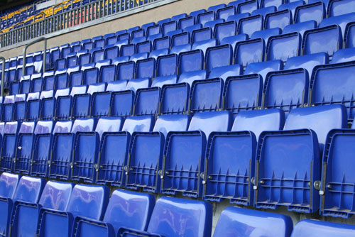 Camp Nou Experience : blue seats at the camp nou