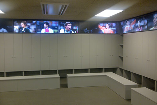 Camp Nou Experience : Locker room at the Camp Nou