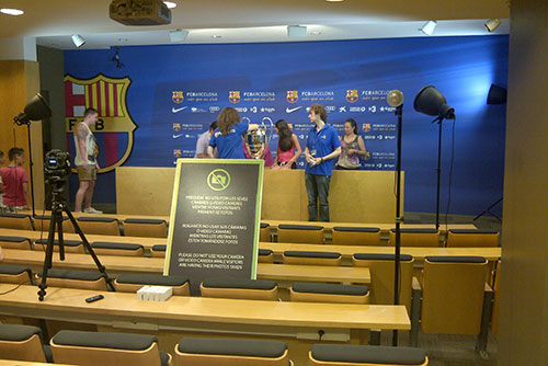 Camp Nou Experience : The press conference area