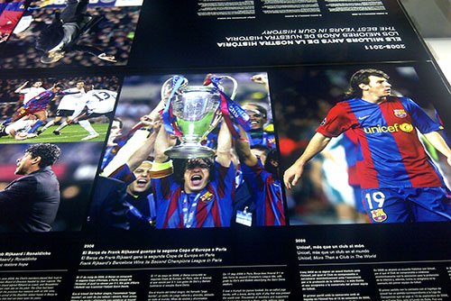 Camp Nou Experience : articles and pictures at the museum