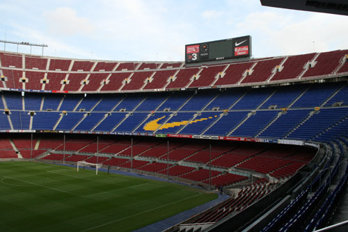 Camp Nou Experience : view from the stands