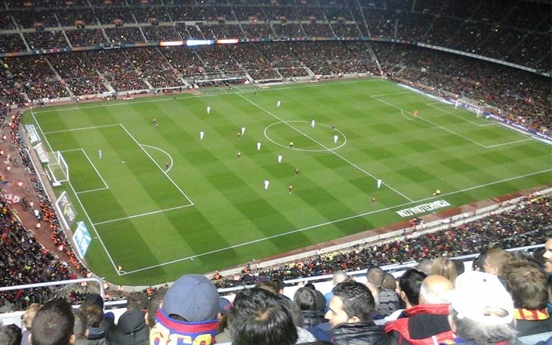 view from the Lateral General category at Camp Nou